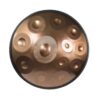 handpan de 12 notes de couleur bronze