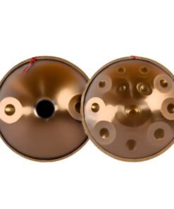 handpan de 14 notes de couleur bronze