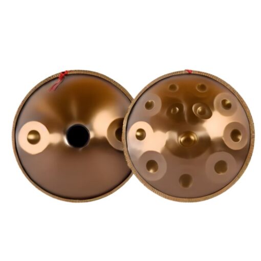 handpan de 14 notes de couleur bronze