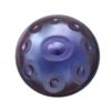 handpan en d minor de 9 notes de couleur violet