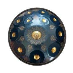 mandala handpan pas cher de 12 notes de couleur bleu