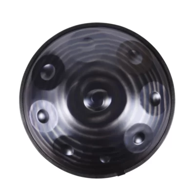 handpan de couleur noir 9 notes