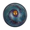 galaxy handpan de 10 notes de couleur bleu-vert