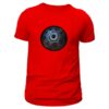 t-shirt pour homme, imprimé handpan, de couleur rouge