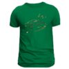 tee shirt musique style handpan pour homme de couleur vert