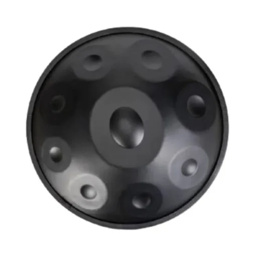 handpan debutant de 9 notes de couleur noir