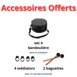 accessoires offerts pour tout achat de drum pad de 15 notes