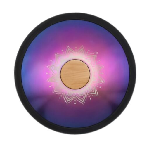 tongue drums de 10 notes gamme D imprimé mandalas